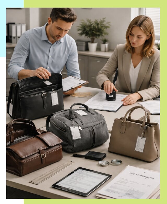 Сертификация сумок в Туле от 7627 руб. | Алешин-Тул