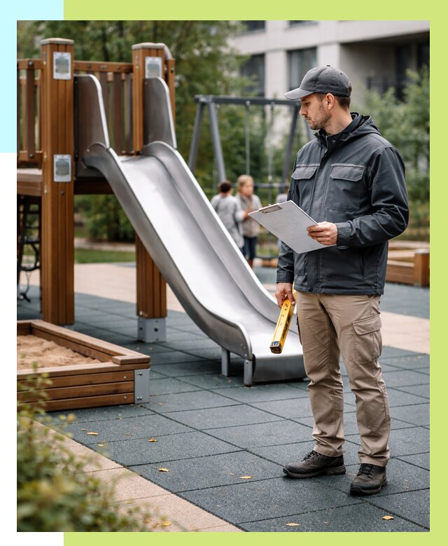 Сертификация детских площадок в Туле от 25423 р. | Алешин-Тул