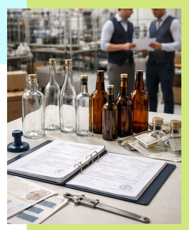 Сертификация стеклянных бутылок в Туле от 25423 р. | Алешин-Тул