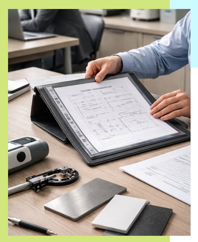 Оформление паспорта материала для продукции в Туле