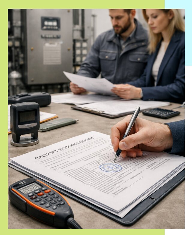 Оформление паспорта эксплуатации оборудования в Туле