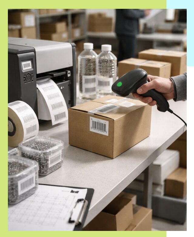 Штрихкодирование продукции и маркировка для продажи в Туле