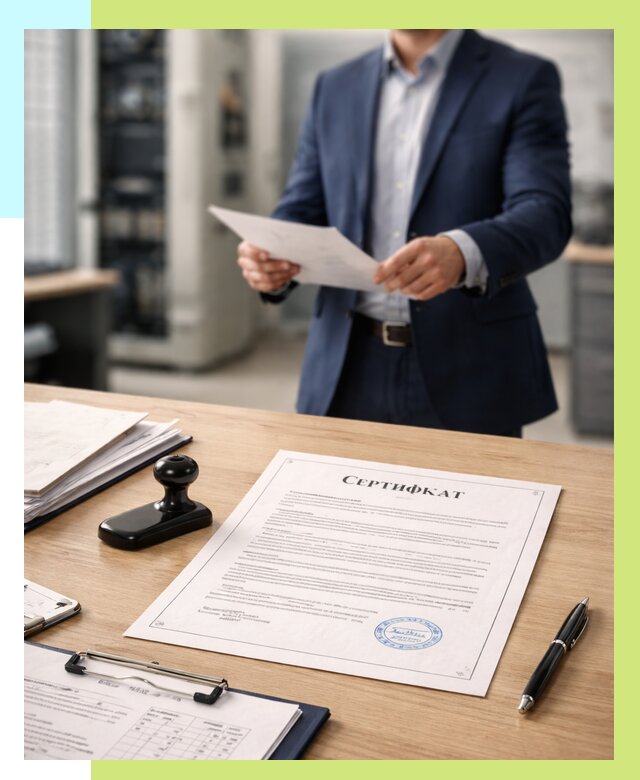 Сертификат на оборудование в Туле от 15254 р. | Алешин-Тул