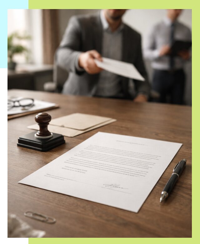 Отказное письмо по сертификации в Туле от 3559 р. | Алешин-Тул