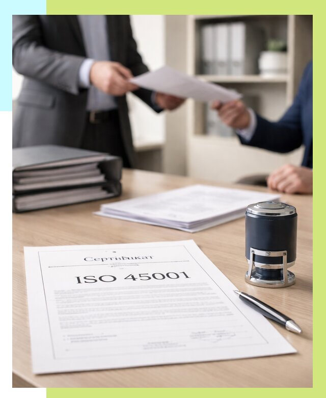 Сертификат ISO 45001 в Туле под ключ от 45761 р. | Алешин-Тул