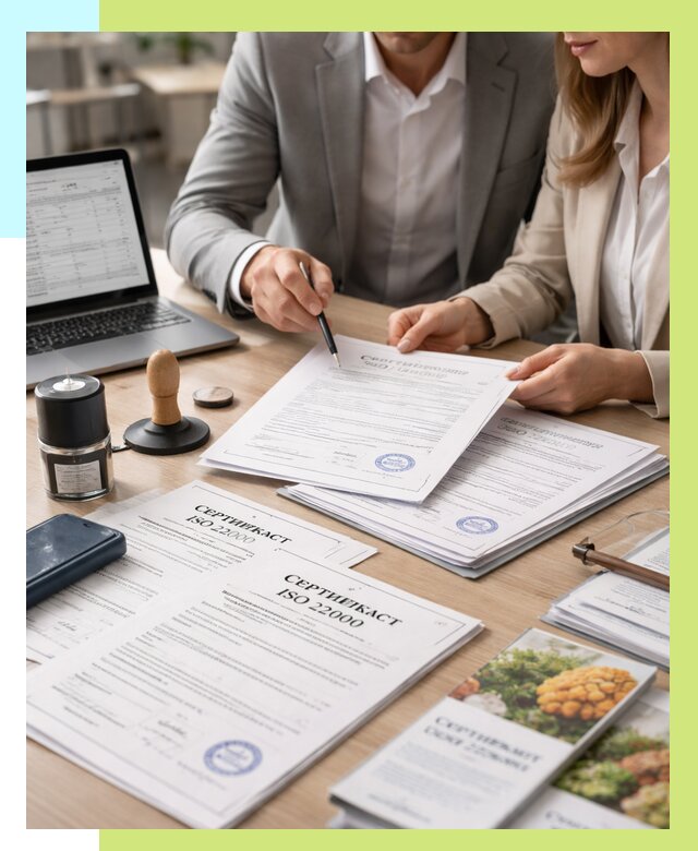 Сертификат ISO 22000 в Туле от 40676 р. под ключ | Алешин-Тул