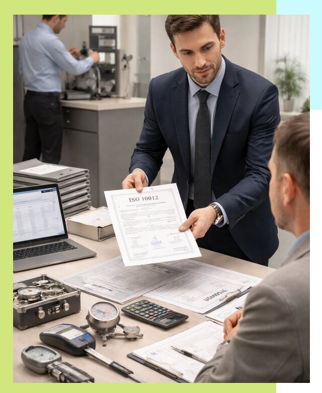 Выдача сертификата ISO 10012 по требованиям метрологии в Туле